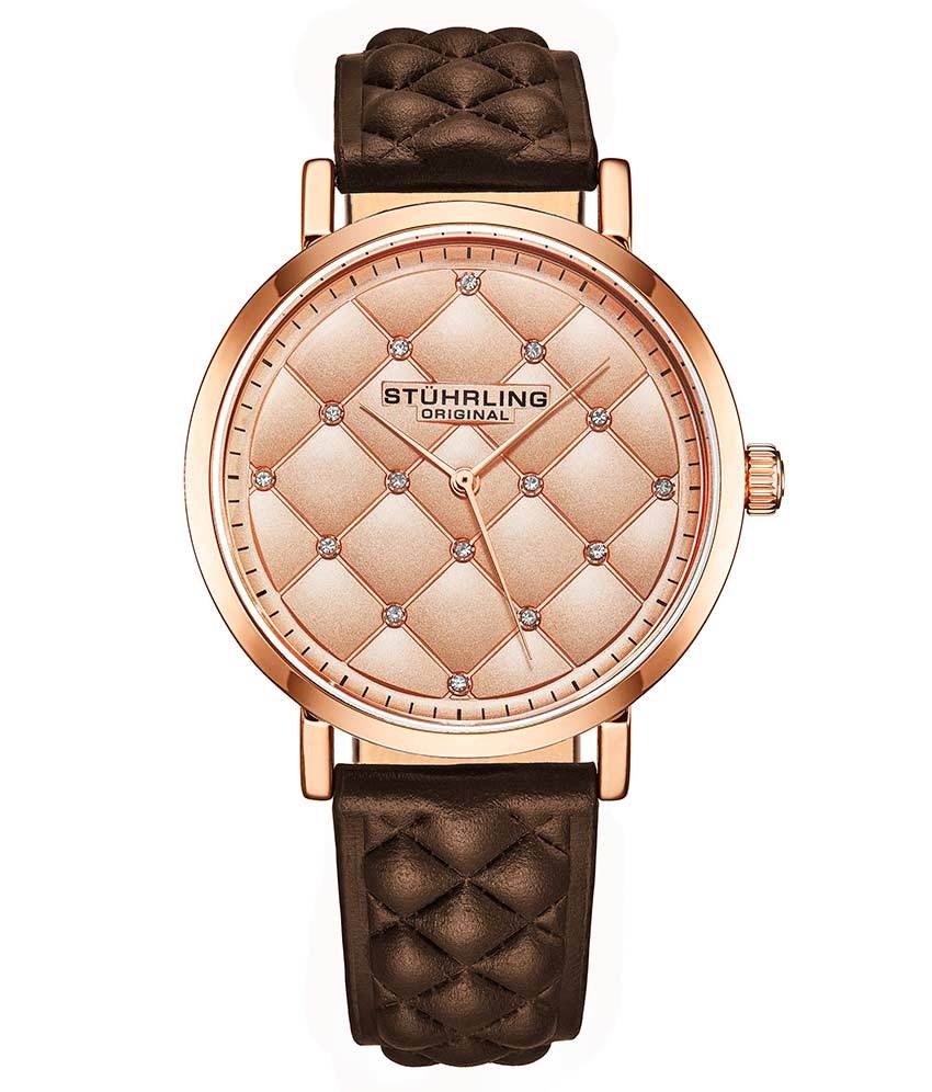 Rose Dial / Rose Case / Brown Band
