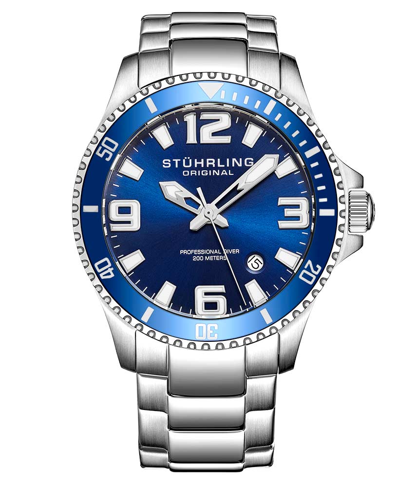 Blue Dial / Silver Case / Silver Band