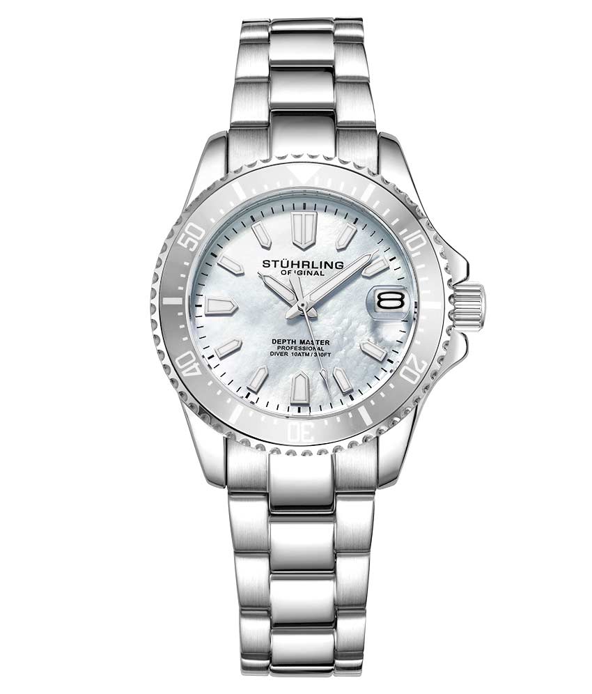 Silver Dial / Silver Case / Silver Stainless Steel Bracelet Silver Deployant Buckle