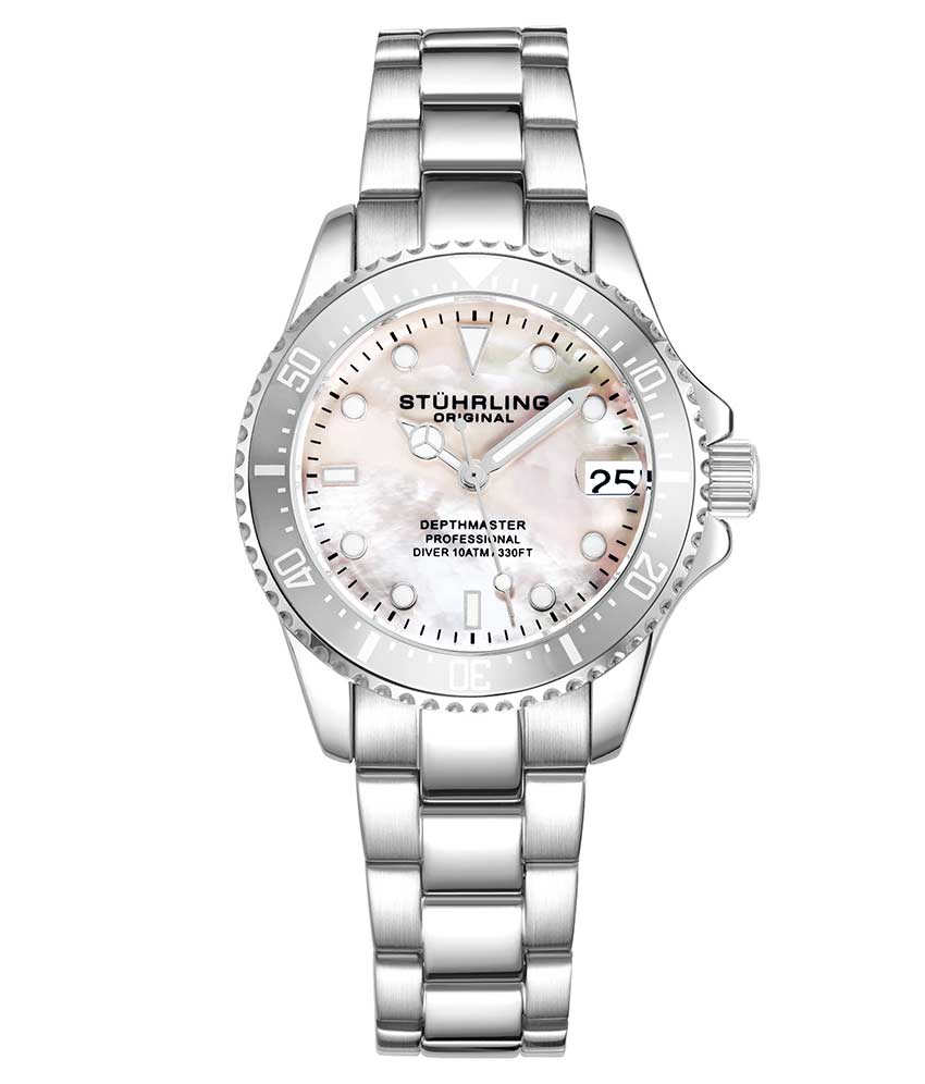 White Dial / Silver Case / Silver Band