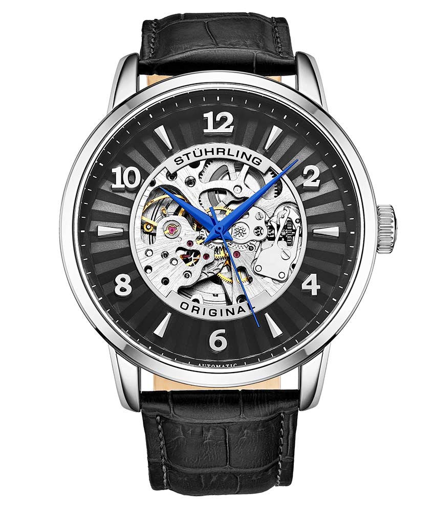Black Dial / Silver Case / Black Band