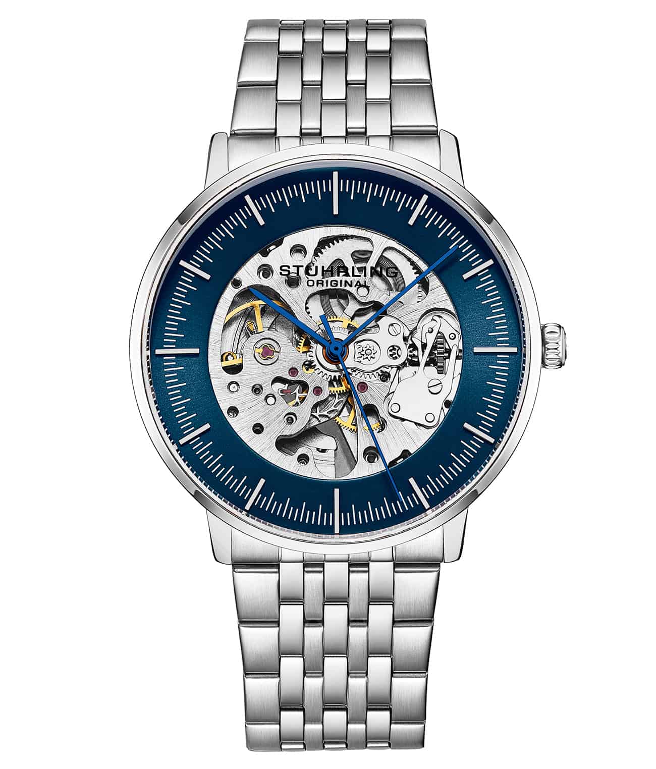 Blue Dial / Silver Case / Silver Band