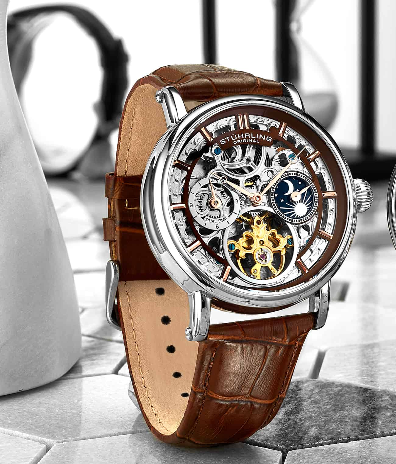 Macrocosm 4000 Automatic 43mm Skeleton with Dual Time