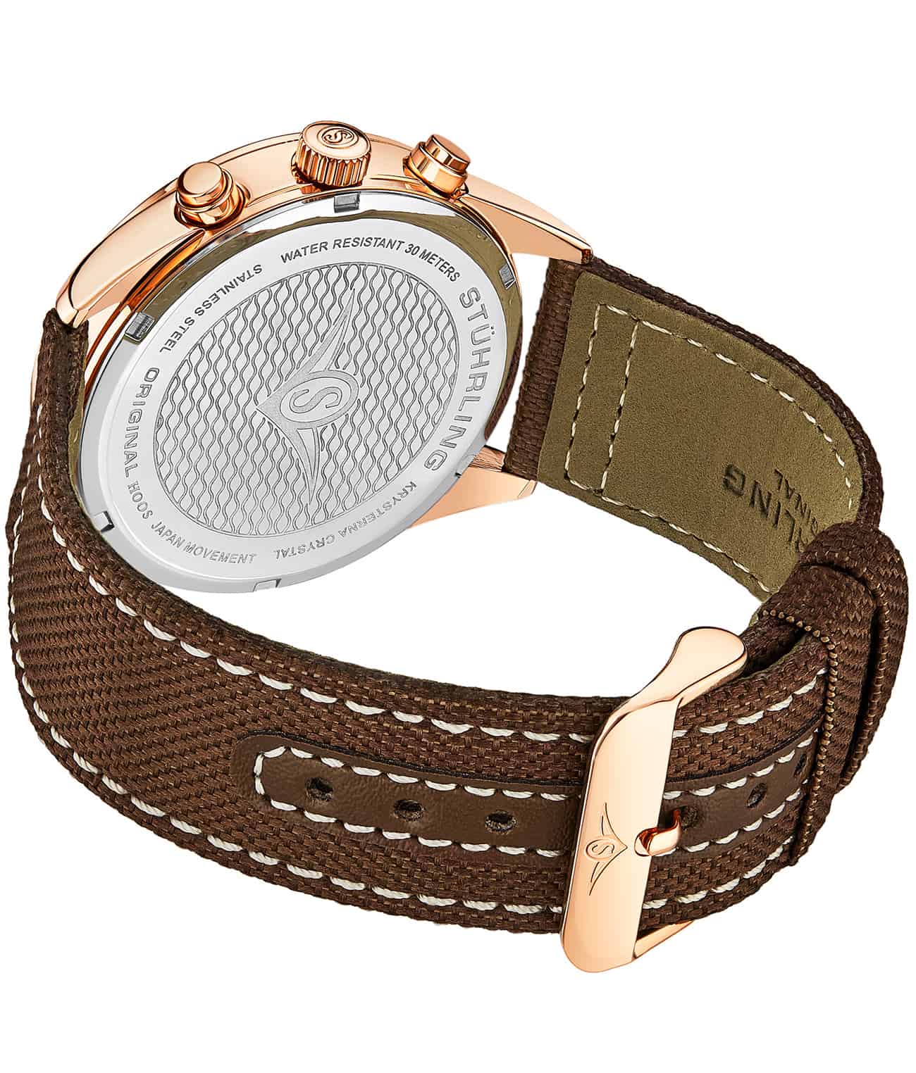 Rose Dial / Rose Case / Brown Band