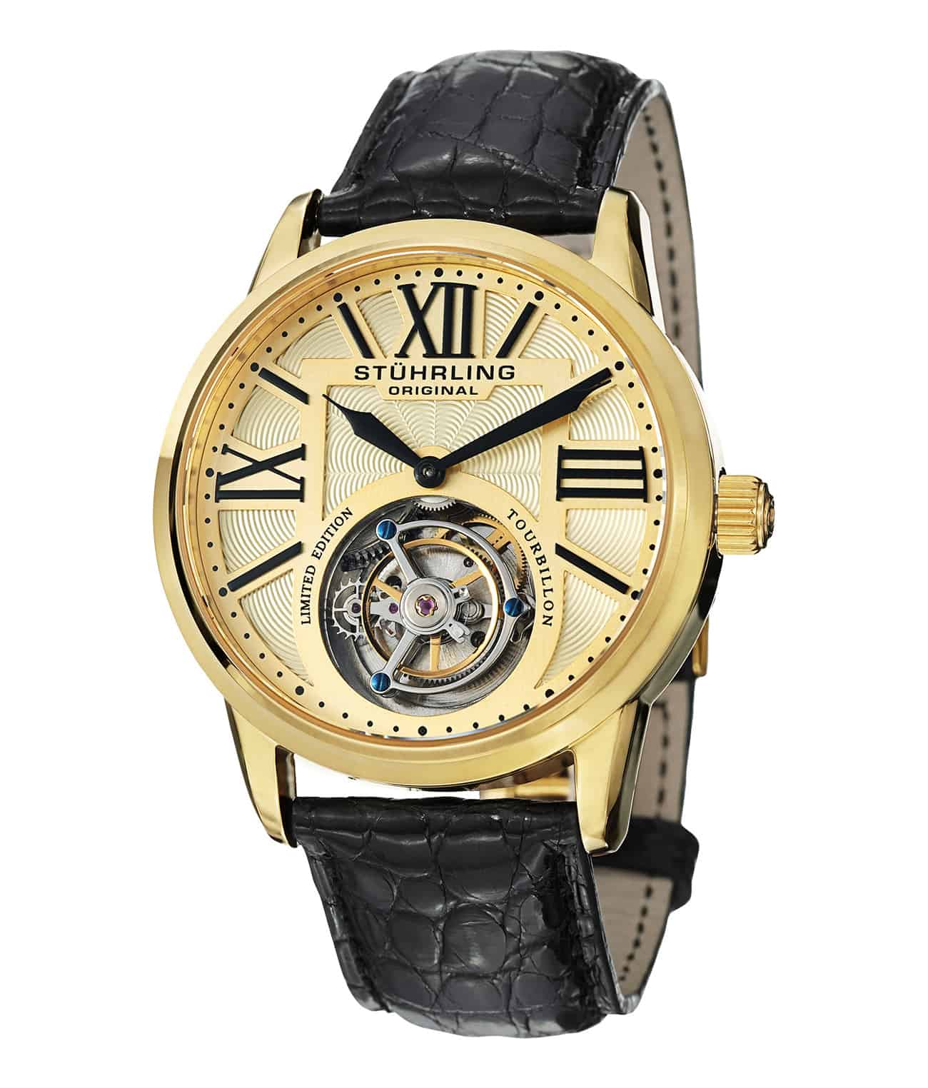 Gold Dial / Gold Case / Black Band