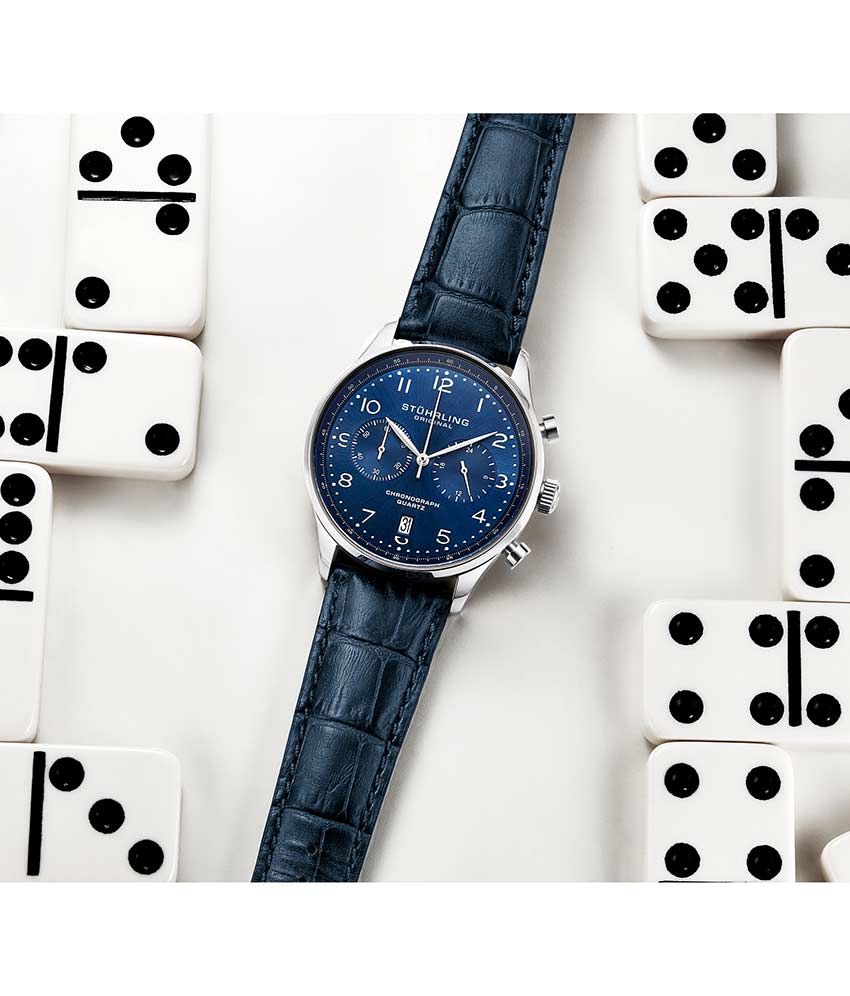 Blue Dial / Silver Case / Blue Band